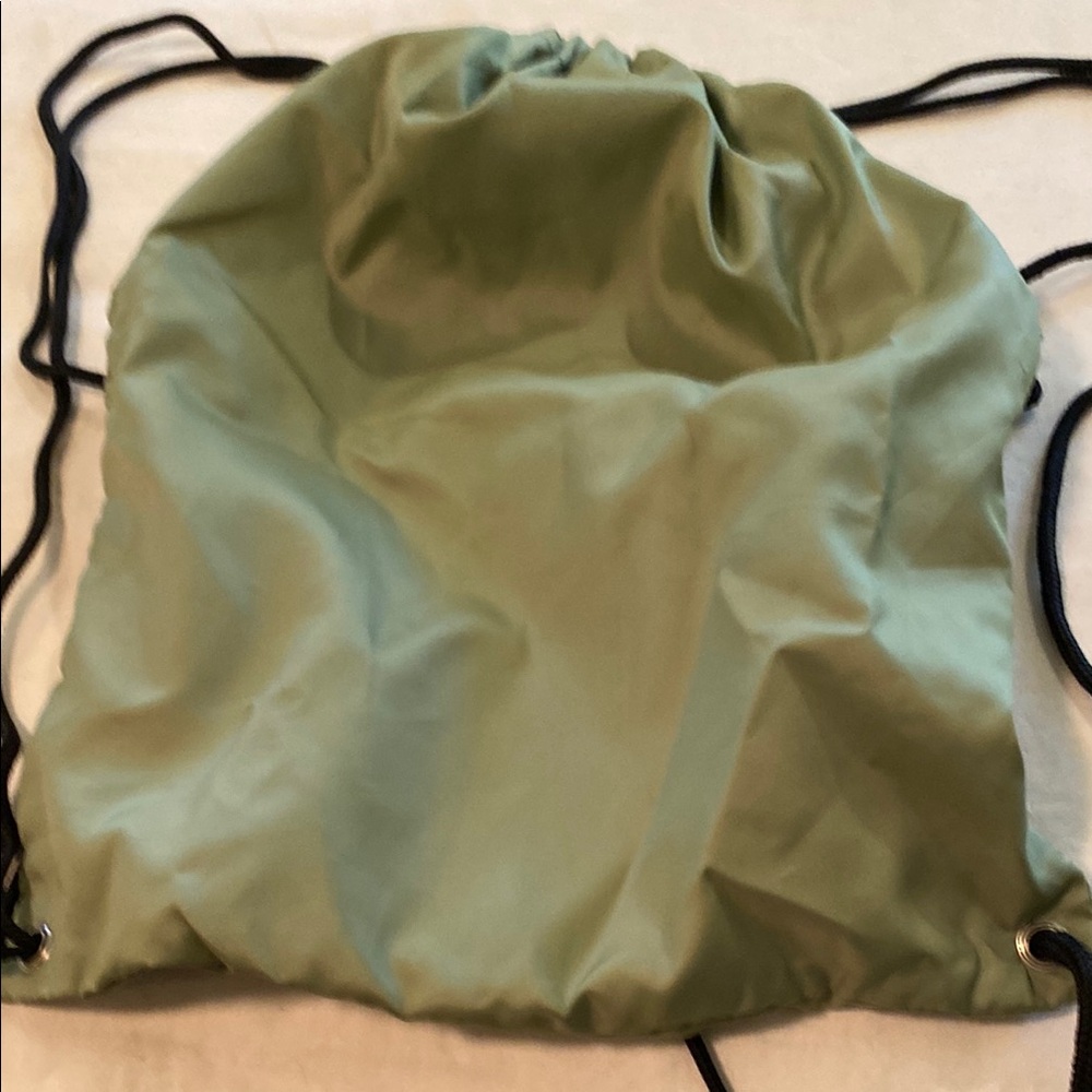 Sleek Olive Drawstring Bag - Picture 6 of 8
